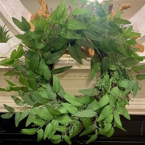 New Garden Foliage Leaf Wreath
